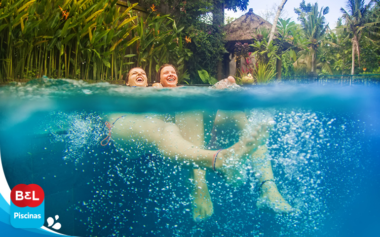 piscina com água de poço